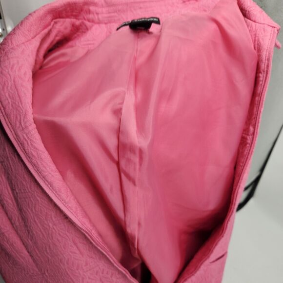 Norton McNaughton Blazer Women's Size 16 Pink Zip Front - Picture 10 of 11